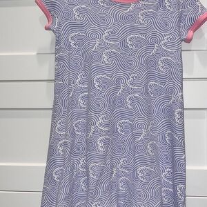 The Beaufort Bonnet Company Blue and Pink poly play dress